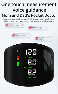 Portable, Large-Sized LCD Digital Display With Voice Prompt Function For Blood Pressure Monitoring