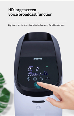 9L Large Screen LCD Display, Portable Intelligent Voice Prompt, Efficient And Stable Silent Oxygen Concentrator