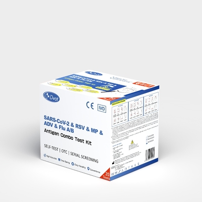 DVOT （6 IN ONE） Rapid Antigen Test Kits 15-Minute Results CE/ISO Certified