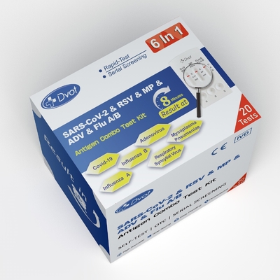 DVOT （6 IN ONE） Rapid Antigen Test Kits 15-Minute Results CE/ISO Certified