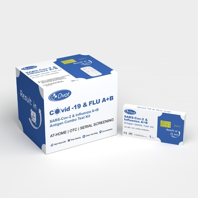 Accurate Disposable Rapid Test Kit Provides Results in 15 Minutes that use for testing SARS-Cov-2/InfluenzaA+B