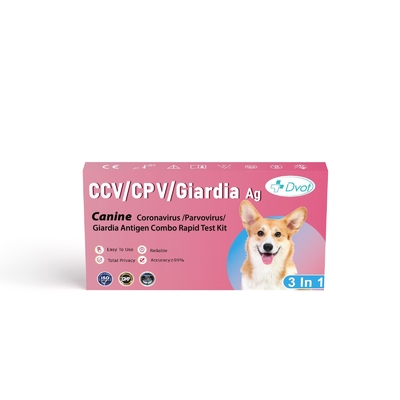 Disposable DOVT CCV/CPV/Giardia Ag Antigen Combo Rapid Test Kit CE/ISO Certified for Home