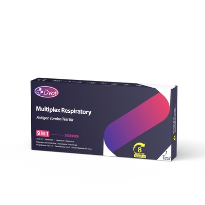 9 IN1 Multiplex Respiratory Home Test Kit Antigen Rapid Test for Bunch Order Requirement