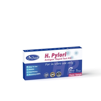 High Sensitivity Detection H. pylori Virus Antigen Rapid Test Kit with Disposable Design