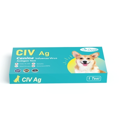 Disposable Canine Influenza Virus CIV Antigen Combo Rapid Test for Dogs 8mins Test Time